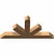 Ekena Millwork Saratoga Timber Gable Bracket, Western Red Cedar, 60"W x 30"H x 5 1/2"D x 5 1/2"F, 12/12 Pitch GBW060X30X0606SAR00SWR - alternate 5